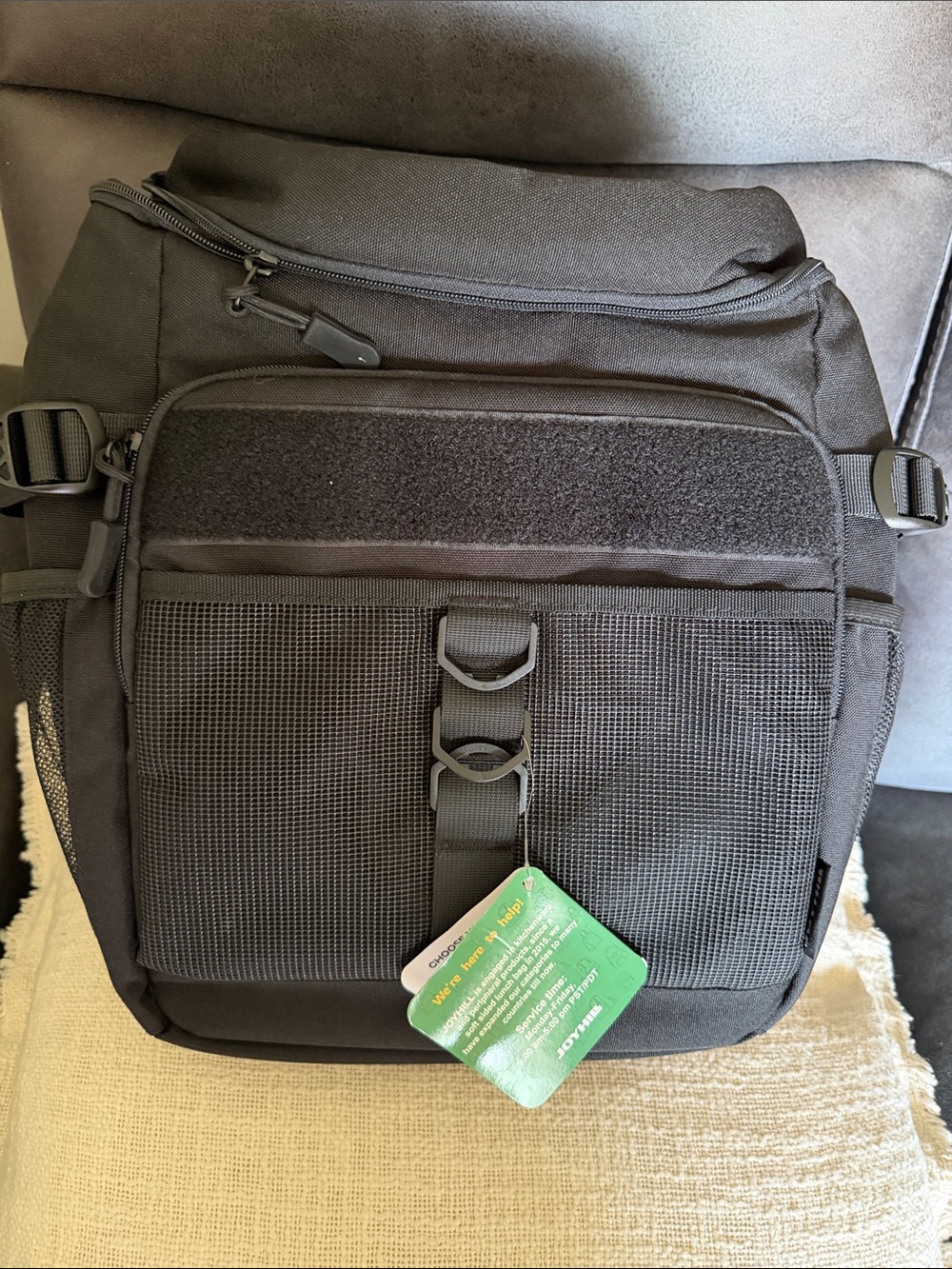Men's Black Tactical Bag - Durable Everyday Carry